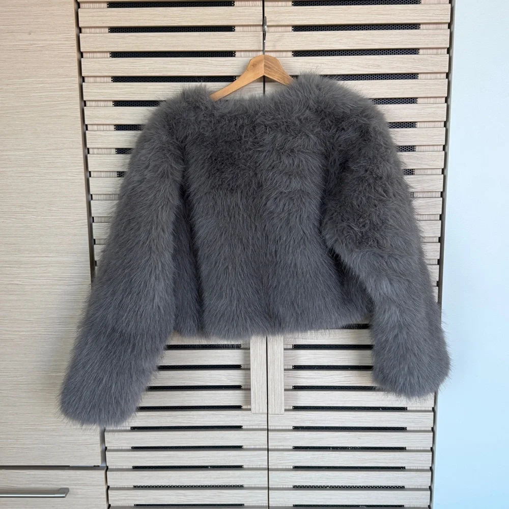 Zara Dark Gray Jacket - Picture 2 of 5
